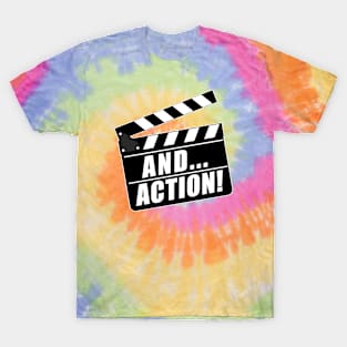 And... Action! Filmmaker Quote T-Shirt